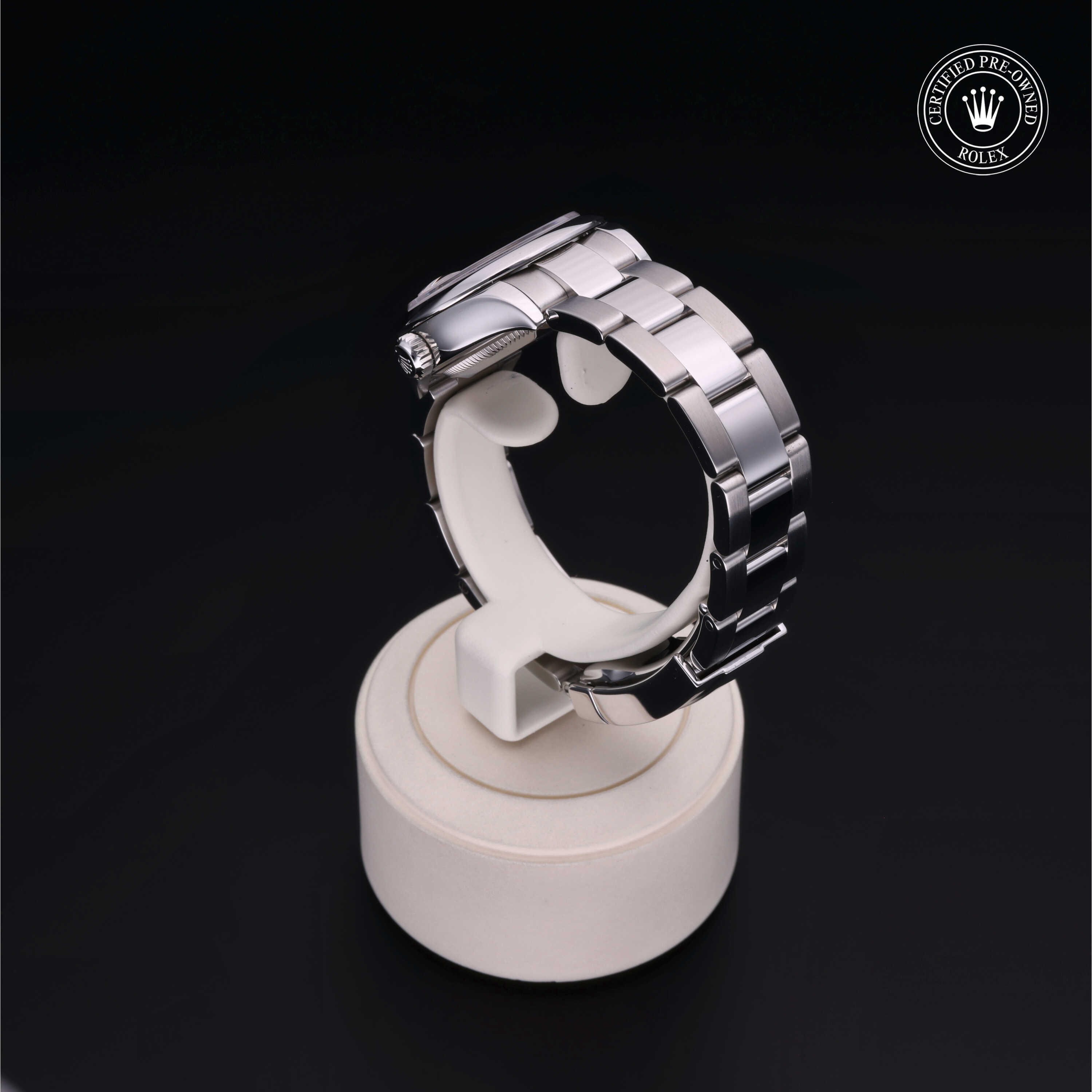 Rolex Certified Pre-owned Lady Datejust M279160-0012 front on black background