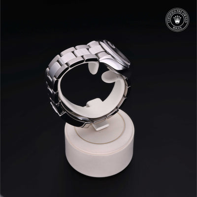 Rolex Certified Pre-owned Lady Datejust M279160-0012 front on black background