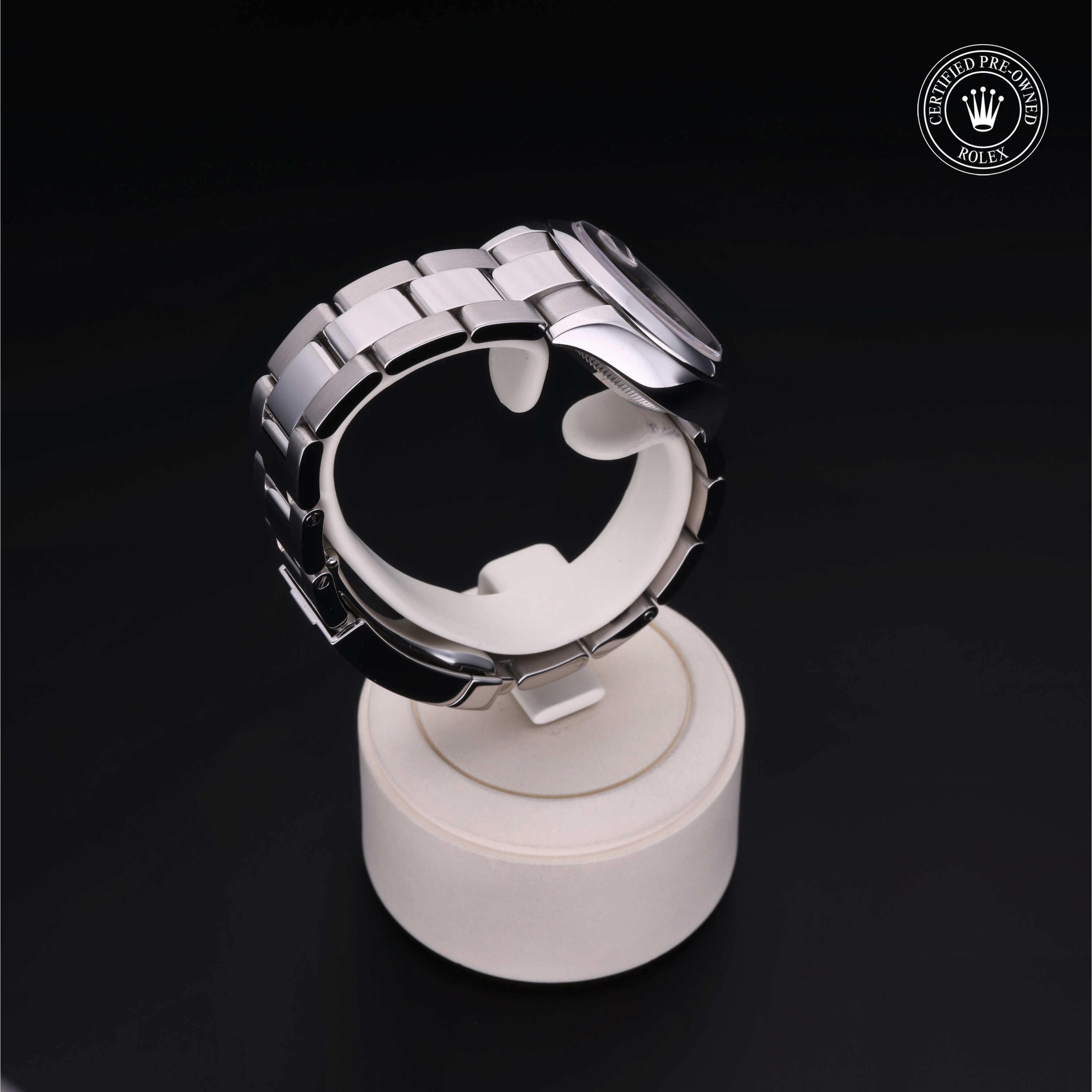 Rolex Certified Pre-owned Lady Datejust M279160-0012 front on black background