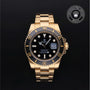Rolex Certified Pre-owned Submariner M116618LN-0001 front on black background
