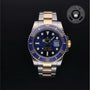 Rolex Certified Pre-owned Submariner M116613LB-0005 front on black background
