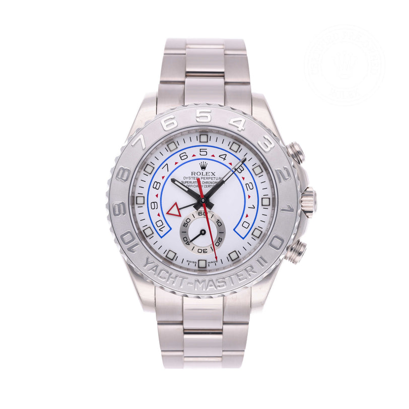Rolex Certified Pre-owned Yacht-Master M116689-0001 front on white background