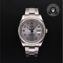 Rolex Certified Pre-owned Datejust M116334-0001 front on black background