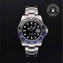 Rolex Certified Pre-owned GMT M126710BLNR-0003 front on black background