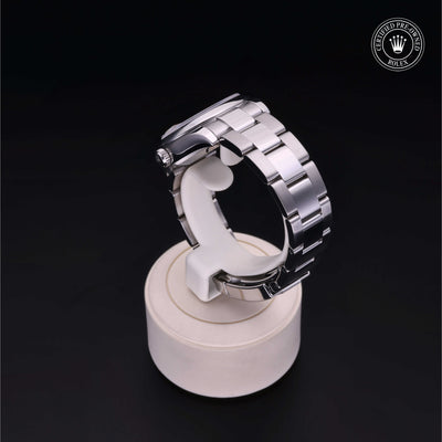 Rolex Certified Pre-owned Lady Datejust M178240-0040 front on black background