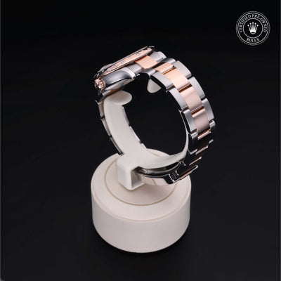 Rolex Certified Pre-owned Lady Datejust M278341RBR-0005 front on black background