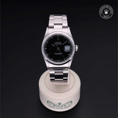 Rolex CPO Datejust M16200 front on white background