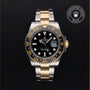 Rolex Certified Pre-owned GMT M116713LN-0001 front on black background