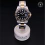 Rolex Certified Pre-owned GMT M116713LN-0001 front on black background