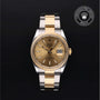 Rolex Certified Pre-owned Datejust M126233-0016 front on black background