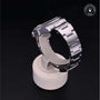 Rolex Certified Pre-owned Explorer M216570-0002 front on black background