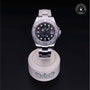 Rolex Certified Pre-owned Yacht-Master M268622-0002 front on black background