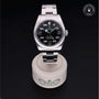 Rolex Certified Pre-owned Air-King M116900-0001 front on black background