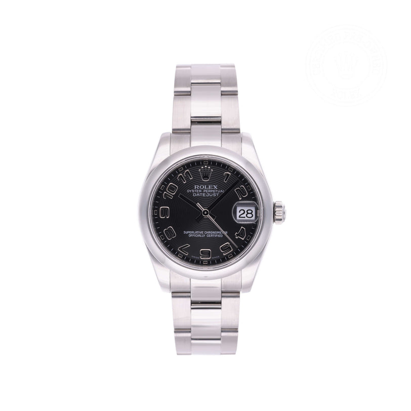 Rolex Certified Pre-owned Lady Datejust M178240-0011 front on white background