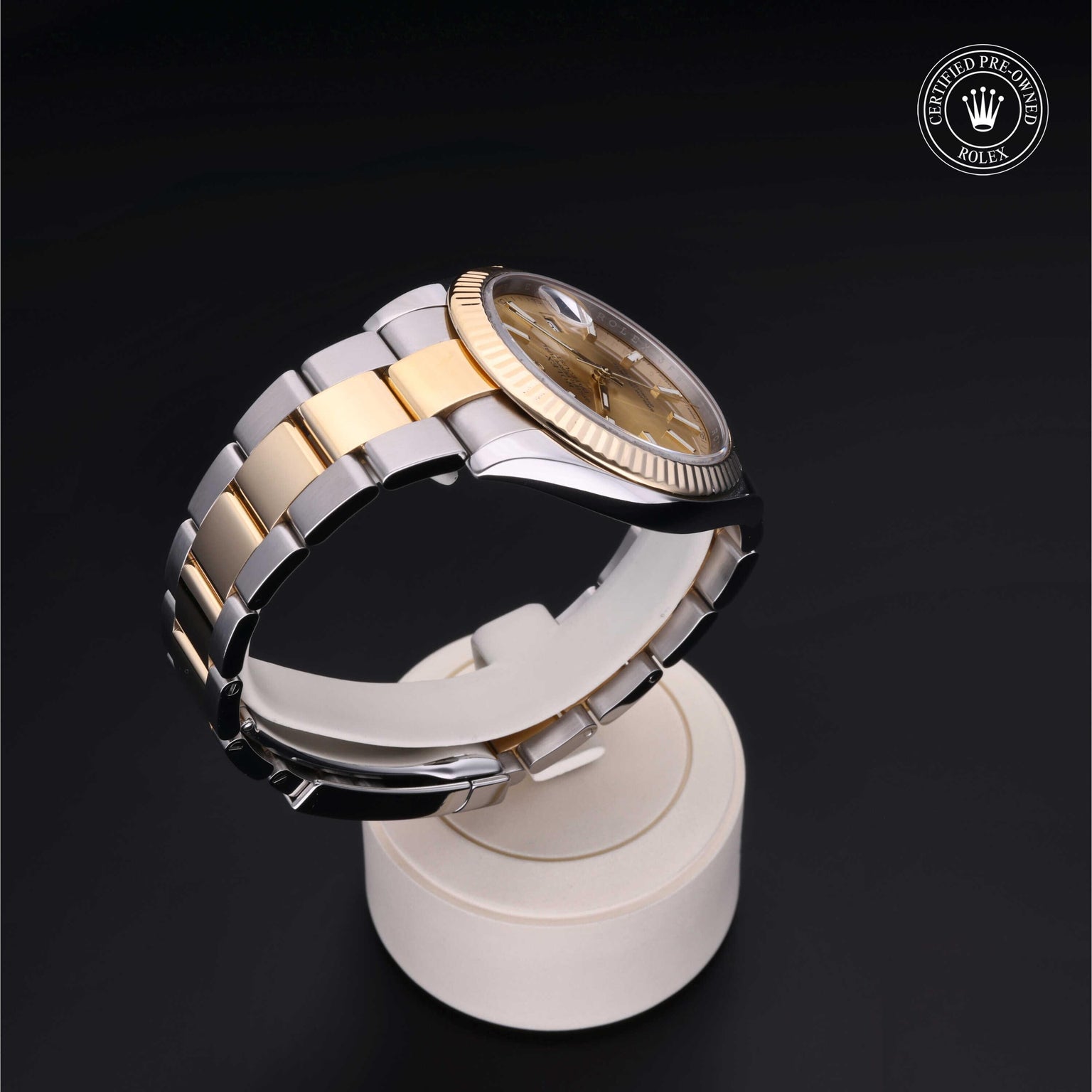 Rolex CPO Datejust M126333 front on white background