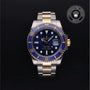 Rolex CPO Submariner M116613LB front on white background