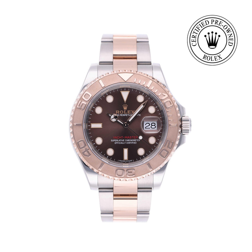 Rolex Certified Pre-owned Yacht-Master M116621-0001 front on white background