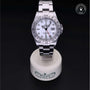 Rolex Certified Pre-owned Explorer M16570-0006 front on black background