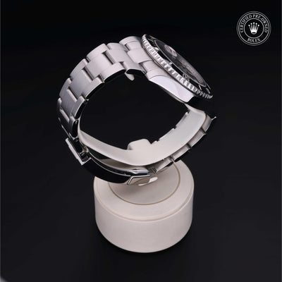 Rolex CPO Submariner M116610LN front on white background