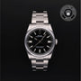 Rolex Certified Pre-owned Oyster Perpetual M126000-0002 front on black background
