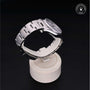 Rolex Certified Pre-owned Air-King M14000-0002 front on black background