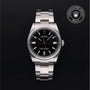 Rolex Certified Pre-owned Oyster Perpetual M126000-0014 front on black background