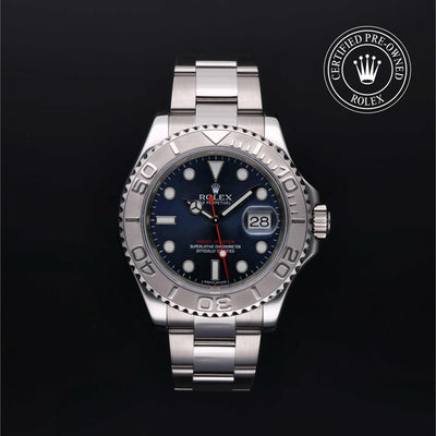 Rolex CPO Yacht-Master M116622 front on white background