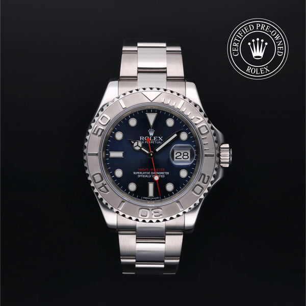 Rolex CPO Yacht-Master M116622 front on white background