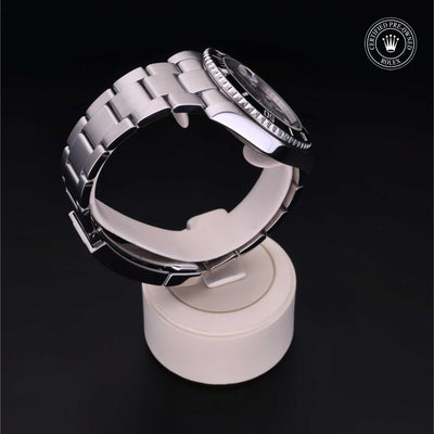 Rolex CPO Submariner M116610LN front on white background