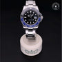 Rolex Certified Pre-owned GMT M116710BLNR-0002 front on black background