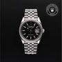 Rolex Certified Pre-owned Datejust M126234-0015 front on black background