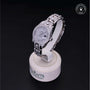 Rolex CPO Pearlmaster M80359 front on white background