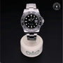 Rolex Certified Pre-owned GMT M116710LN-0001 front on black background