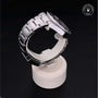 Rolex Certified Pre-owned GMT M116710LN-0001 front on black background