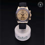 Rolex Certified Pre-owned Daytona M116518LN-0034 front on black background