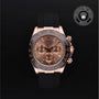 Rolex Certified Pre-owned Daytona M116515LN-0021 front on black background