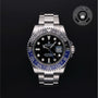 Rolex Certified Pre-owned GMT M116710BLNR-0002 front on black background