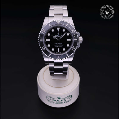 Rolex Certified Pre-owned Submariner M114060-0002 front on black background