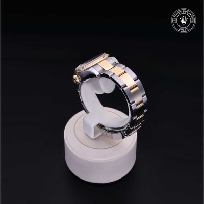 Rolex Certified Pre-owned Lady Datejust M179173-0093 front on black background