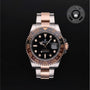 Rolex Certified Pre-owned GMT M126711CHNR-0002 front on black background