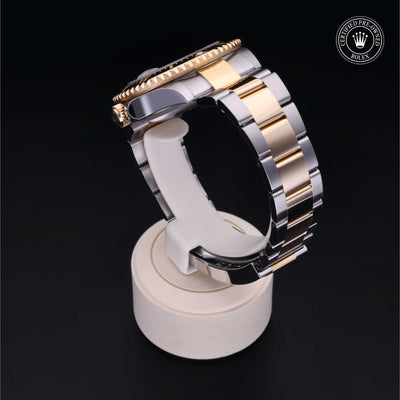 Rolex Certified Pre-owned Sea-Dweller M126603-0001 front on black background