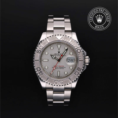Rolex CPO Yacht-Master M116622 front on white background