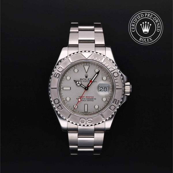 Rolex CPO Yacht-Master M116622 front on white background