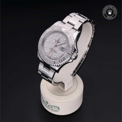 Rolex CPO Yacht-Master M116622 front on white background
