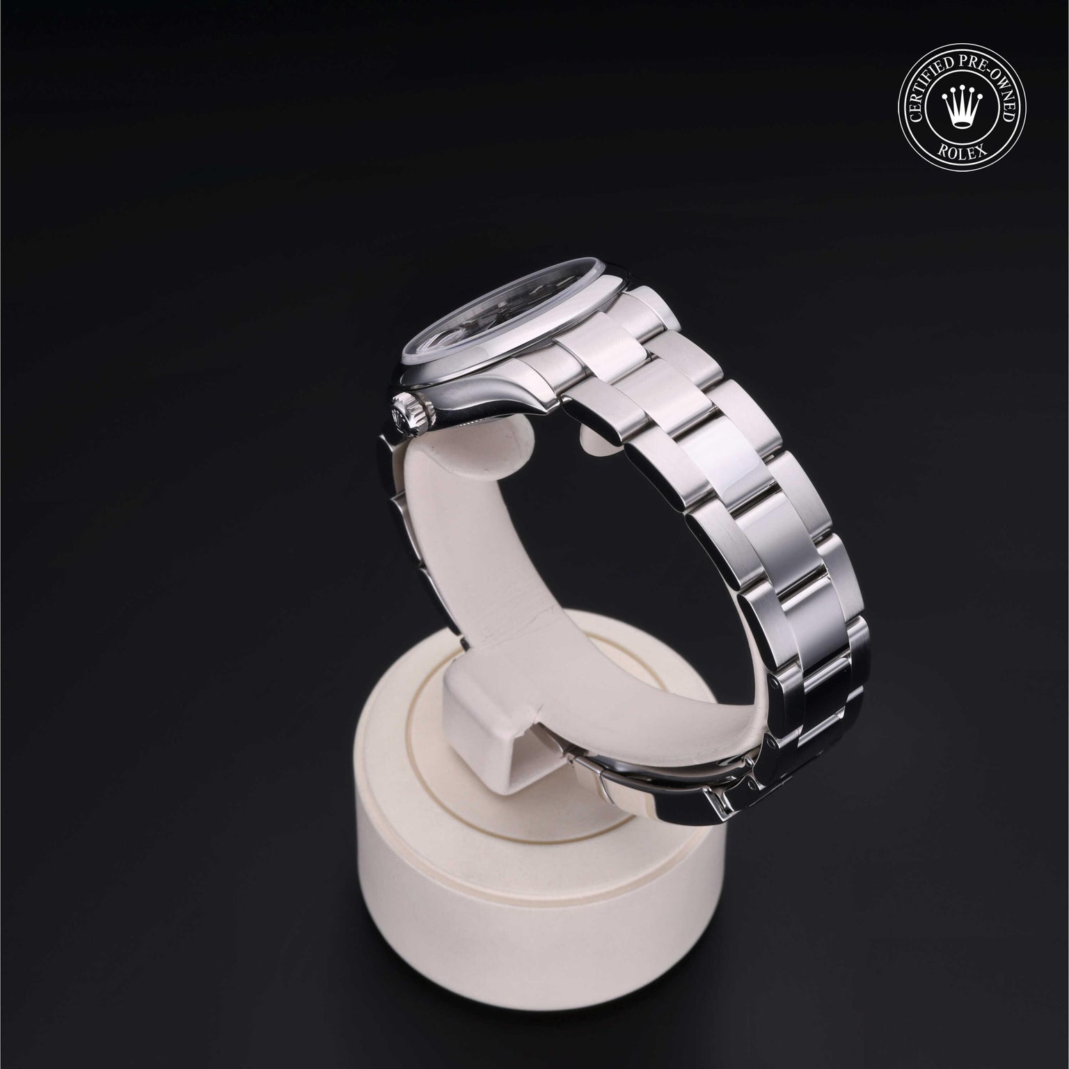 Rolex CPO Lady Datejust M178240 front on white background