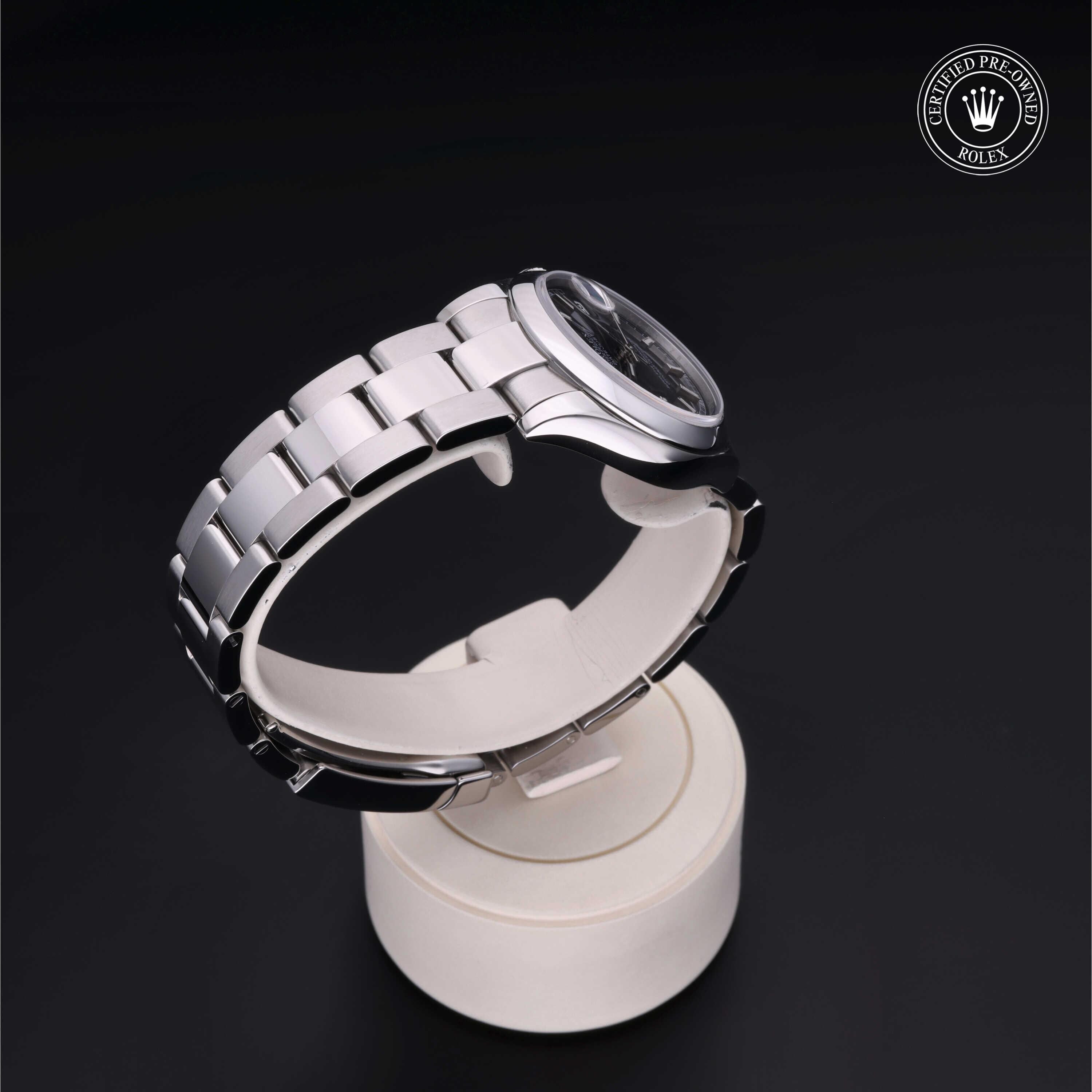 Rolex CPO Lady Datejust M178240 front on white background