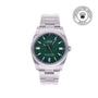 Rolex CPO Oyster Perpetual M126000 front on white background