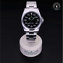 Rolex Certified Pre-owned Air-King M126900-0001 front on black background