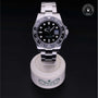 Rolex Certified Pre-owned GMT M116710LN-0001 front on black background