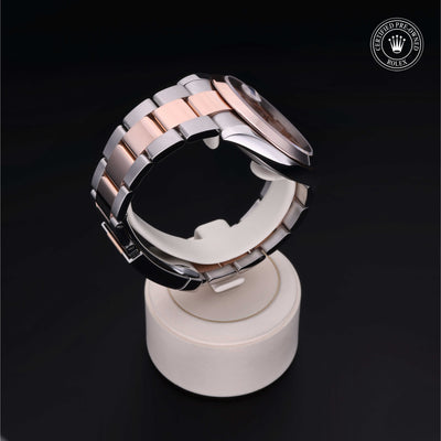 Rolex Certified Pre-owned Datejust M126301-0007 front on black background